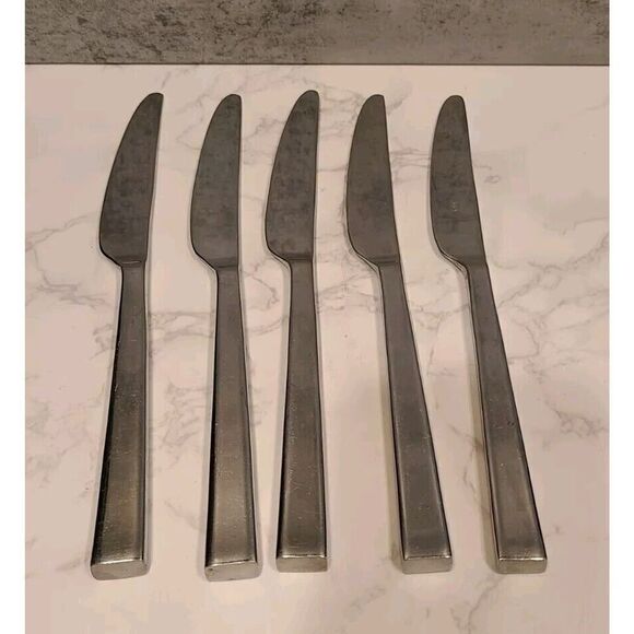 Dansk Meridian 18/10 Dinner Knives Stainless Glossy 9" Set of 5 | EUC Dining - Picture 1 of 6